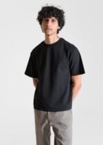 Heavy Box-Fit T-shirt — BLACK