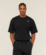 GYMSHARK : Crest Oversized T-Shirt - Image 2