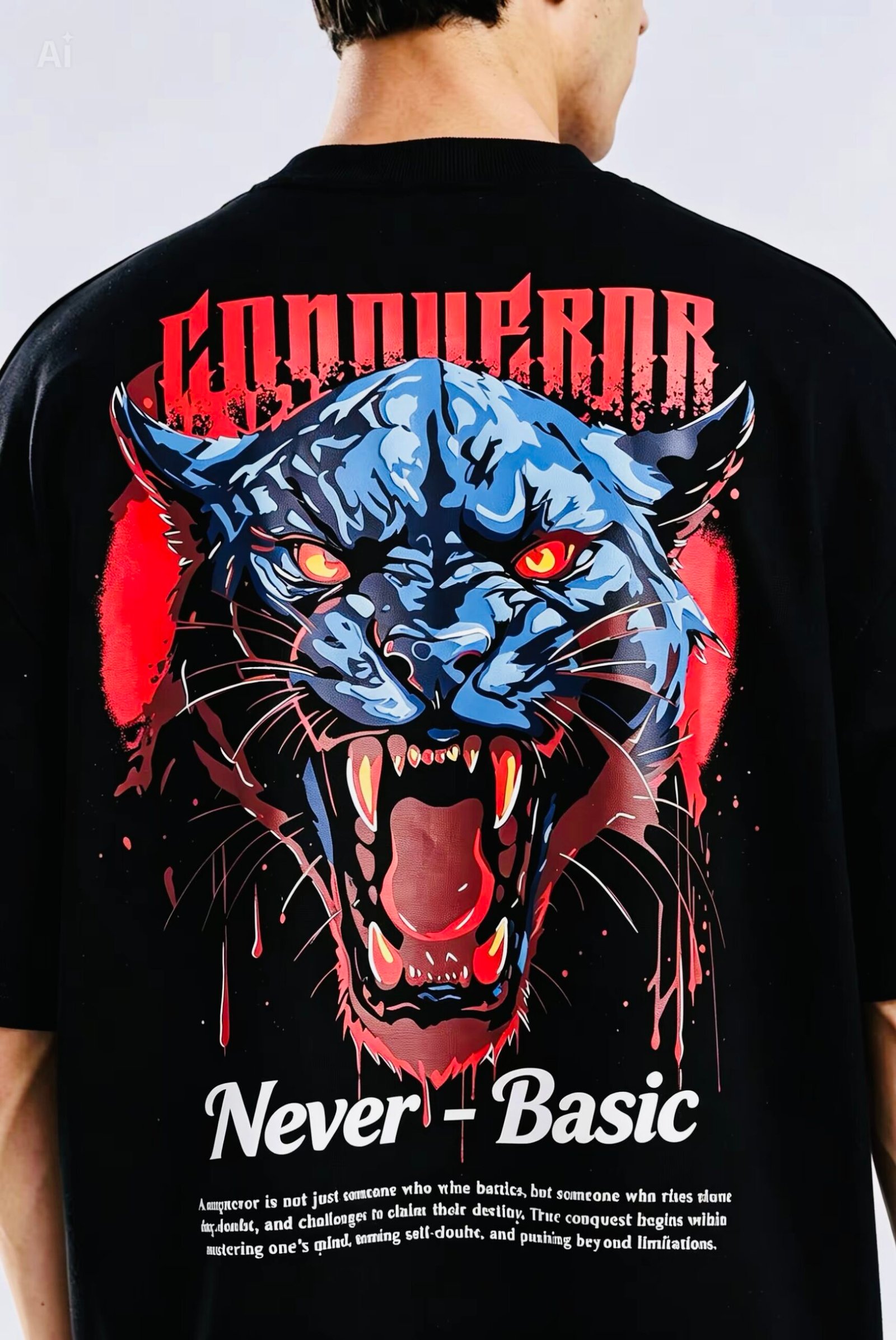 copy_0596ABE0-48FE-4646-AA35-45AE7E4A7F62 Roaring Rage Relaxed Fit T-shirt - Image 1